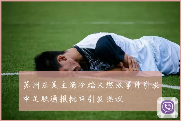 苏州东吴主场冷焰火燃放事件引发中足联通报批评引发热议